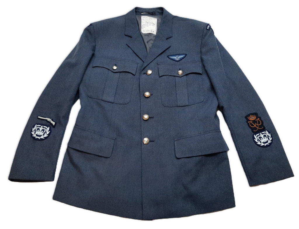 RAF British Royal Air Force No1 Jacket With Cadet Badges 112cm