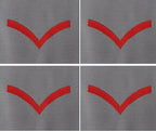 Genuine QARANC Q A Royal Army Nursing Corps Rank Patches L CPL X4 ASPS422