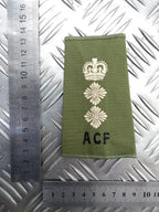 ACF OD Green Colonel Rank Slide Epaulette - NEW