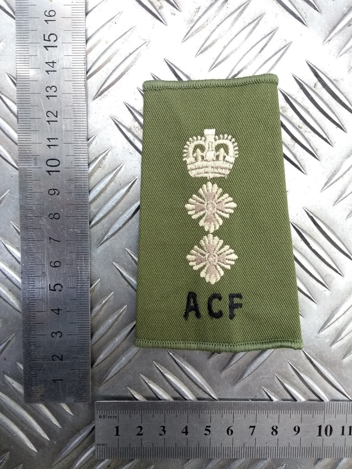 ACF OD Green Colonel Rank Slide Epaulette - NEW