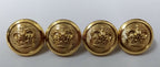Genuine British Issue Dress Buttons Sovereign Crown Insignia Buttons