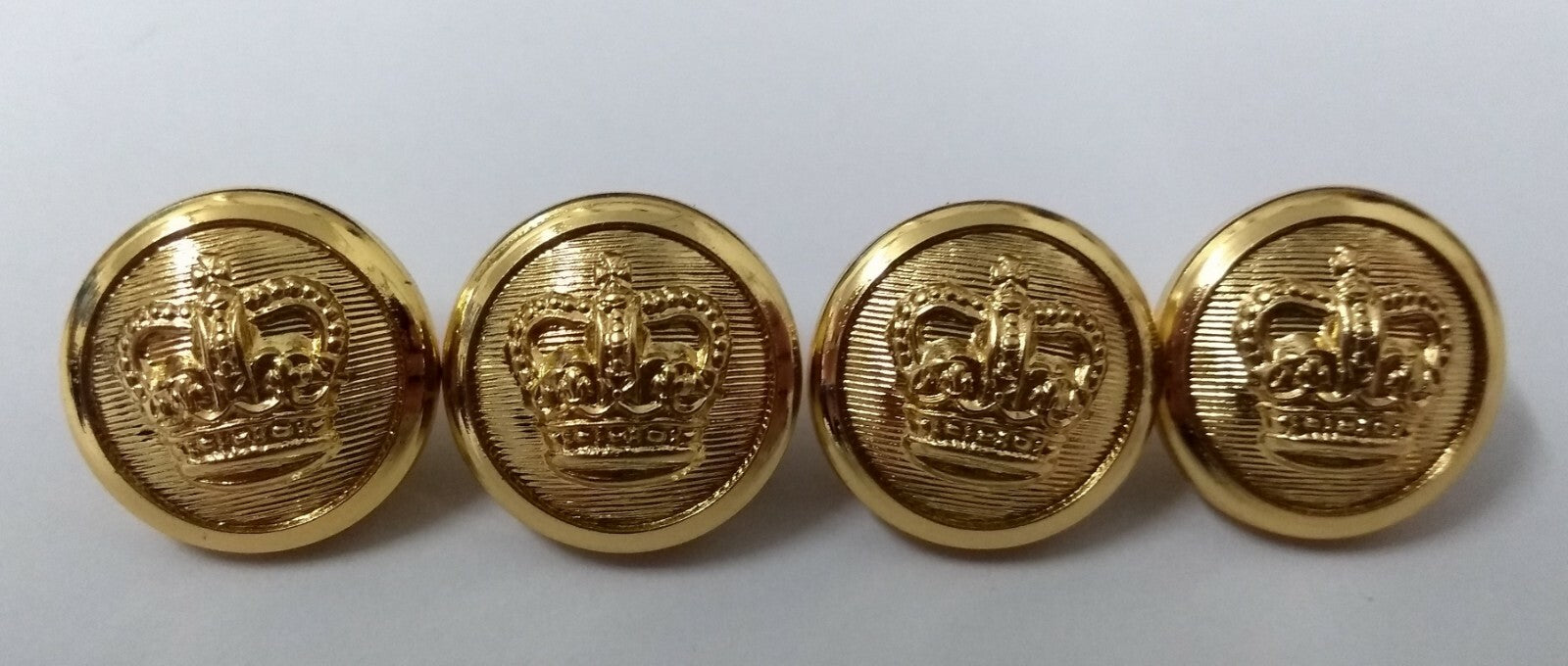 Genuine British Issue Dress Buttons Sovereign Crown Insignia Buttons