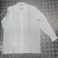 Food Handlers Shirt White Unisex Size Small Long Sleeve, Harrison Field - NEW