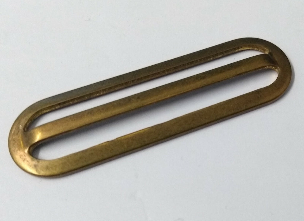 Vintage Brass Stable & Parade Belt Slider Adjuster British 2 1/4
