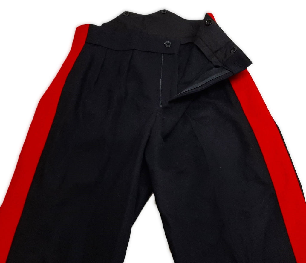 No1 Blues Trouser Wide Red Stripe UK All Ranks -- O/R Formal Dress Assorted Sizes