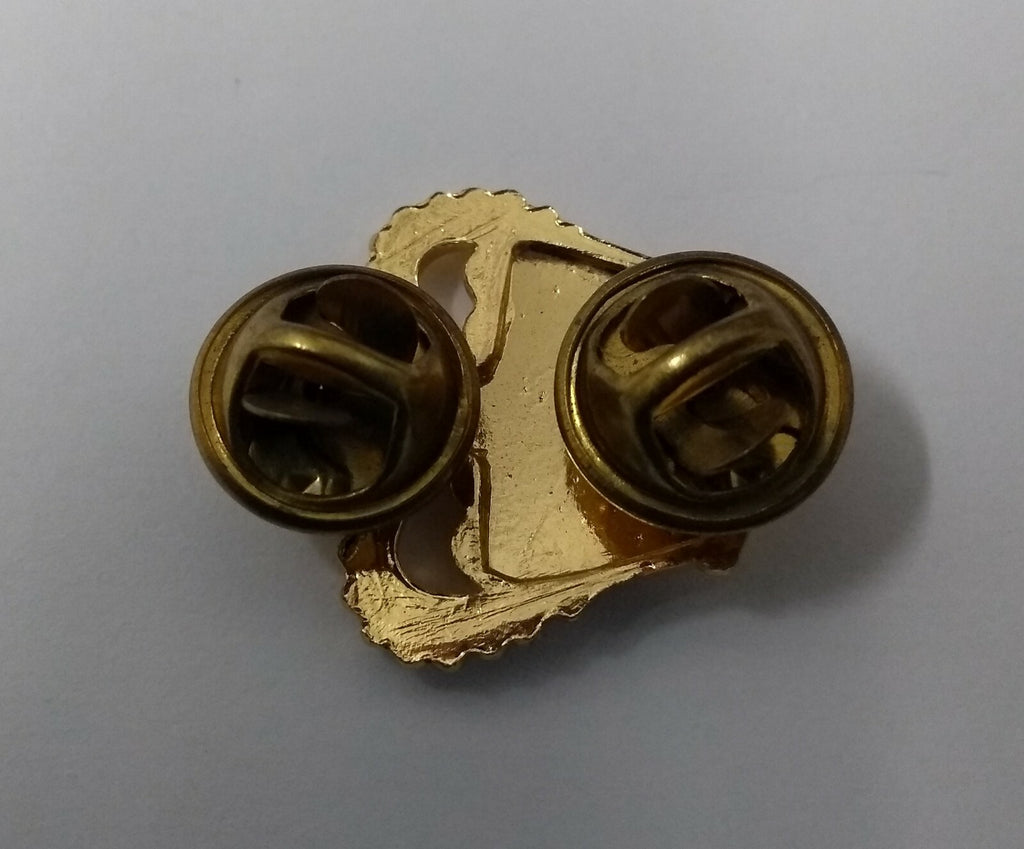Genuine British Army Issue ⅝" Small Gold Coloured Crowns 1 Pair Snap Pin JK04X