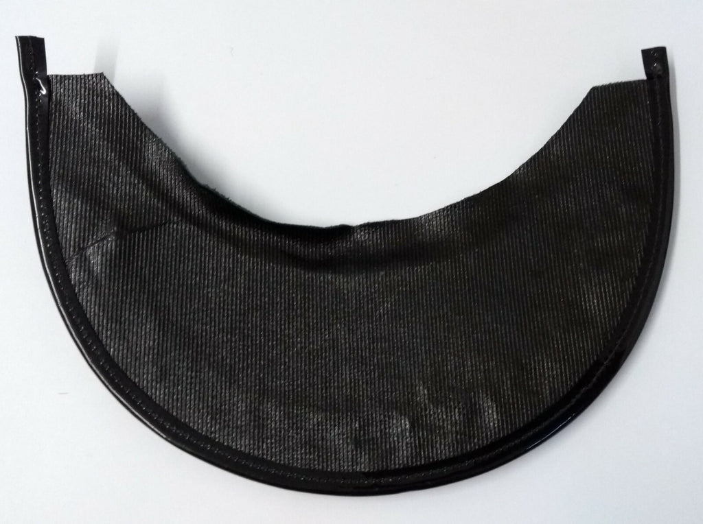 Genuine British Made Senior Officer 5/8" Silver Mylar Braid Dress Cap Peak - New