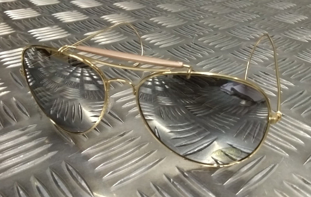 Top Gun Retro Style Aviators / Pilots Sun Glasses 3 Lens Options UV 400 Spec