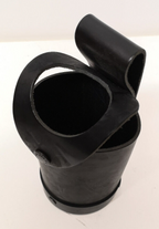 Black Leather Defence Spray Holder Belt Holster Unbranded