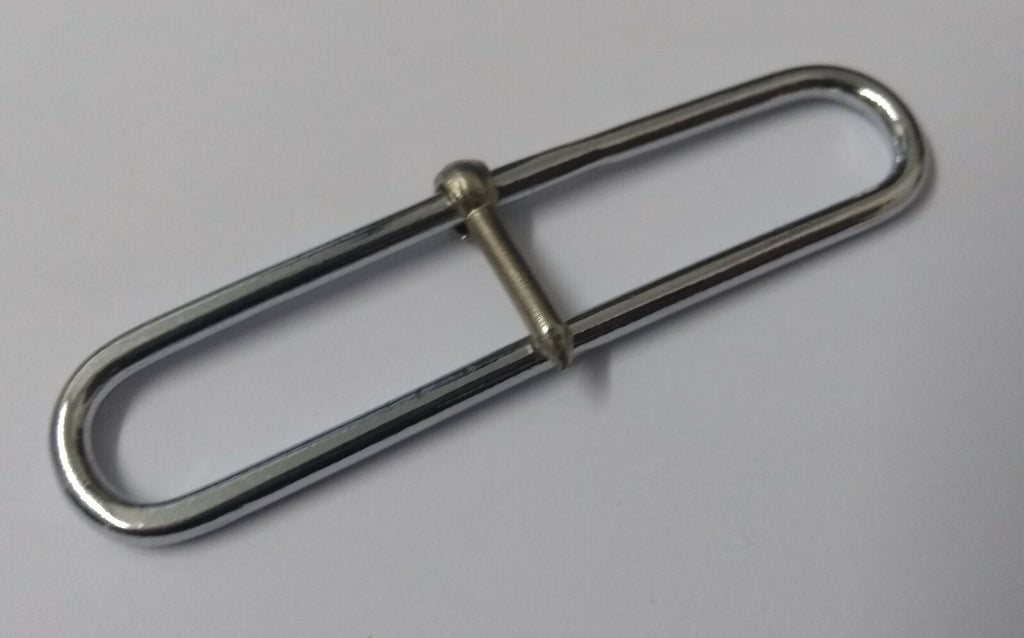 Nickel Plate Parade Belt Prong Slider Adjuster x 2 2 1/2" NEW