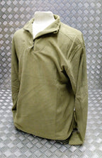 Army Fleece PCS British Light Olive Thermal Under Shirt / Fleece Asst Sizes Used