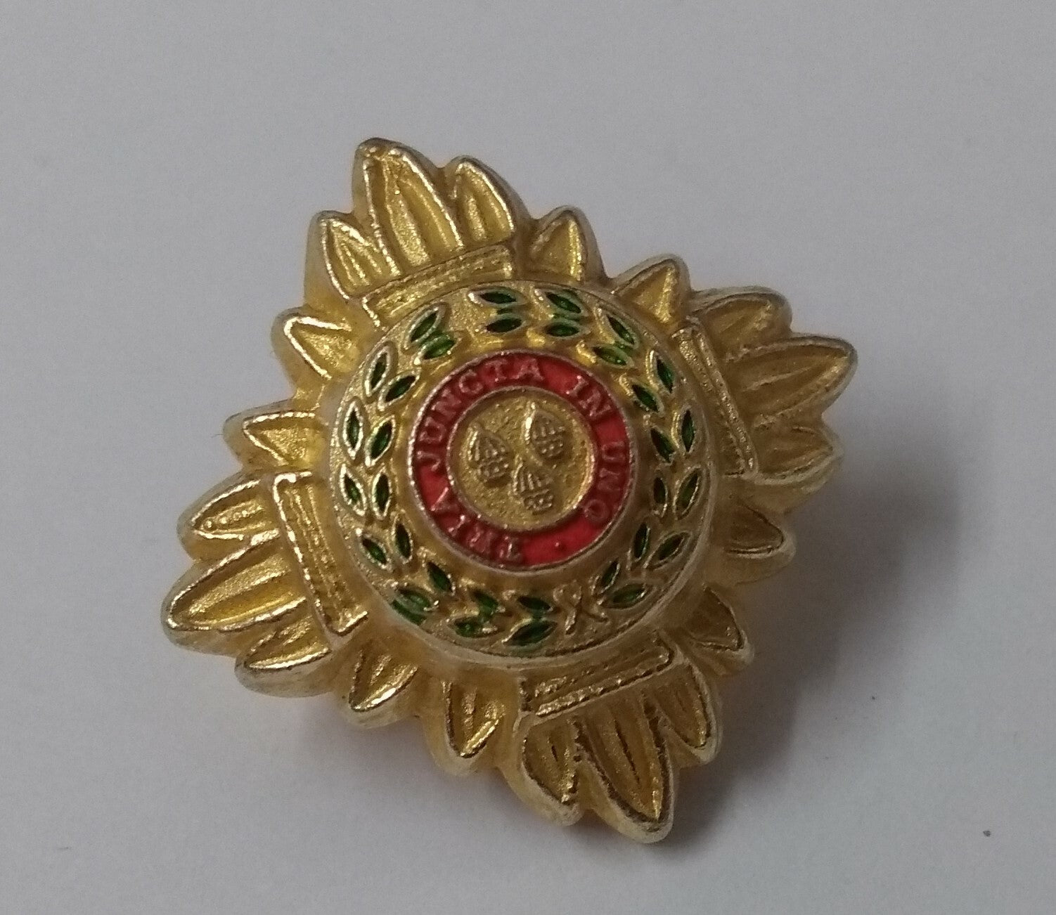 Genuine Vintage British Standard Issue 5/8" Rank Pip Bath Star