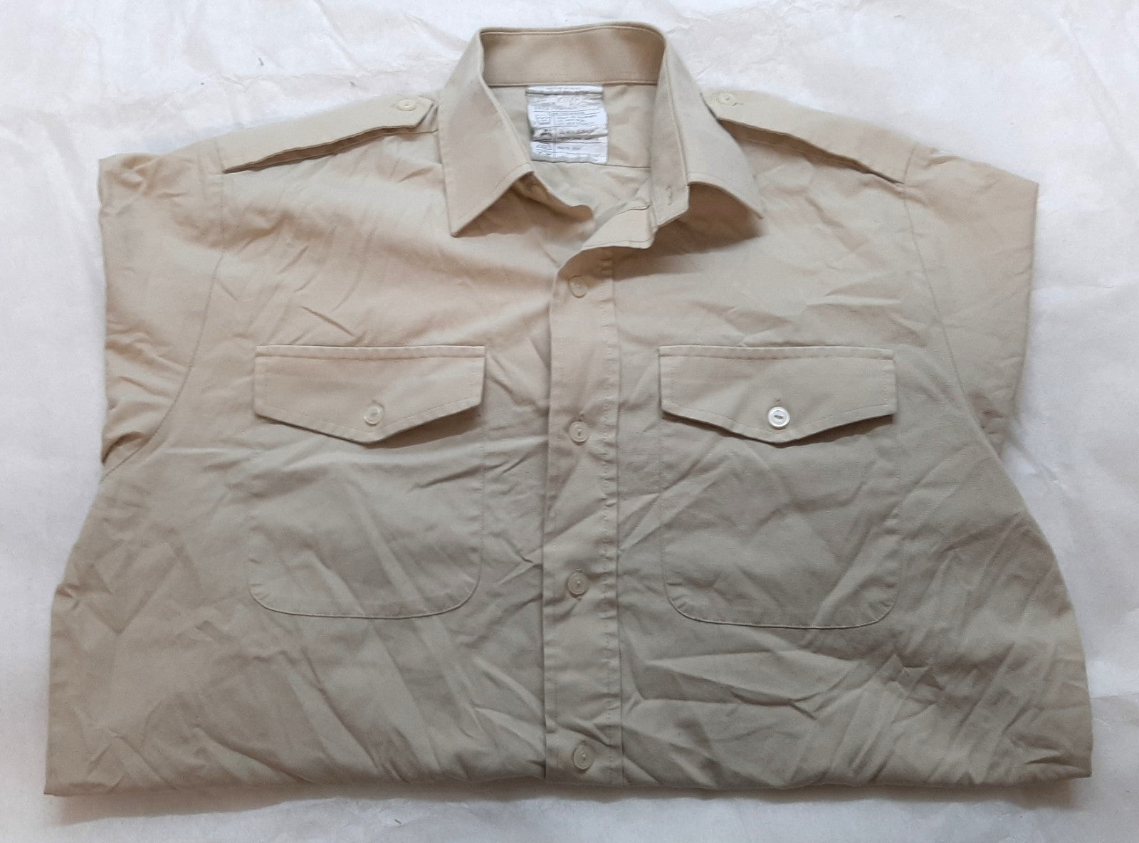 RE SGT Shirt British Army FAD Long Sleeve Sergeant & Signaller Insignia 38cm