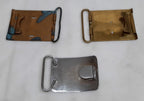 British Buckles set of 3 Miscellaneous Waist Belt Plate Type