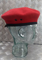 Scarlet Red Beret Service Dress Hobson of London Mil-Spec Lined Wool Old Stock