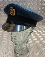 RAF Royal Air Force Dress Hat Blue Grey Colour Visor Cap Size 61cm NEW
