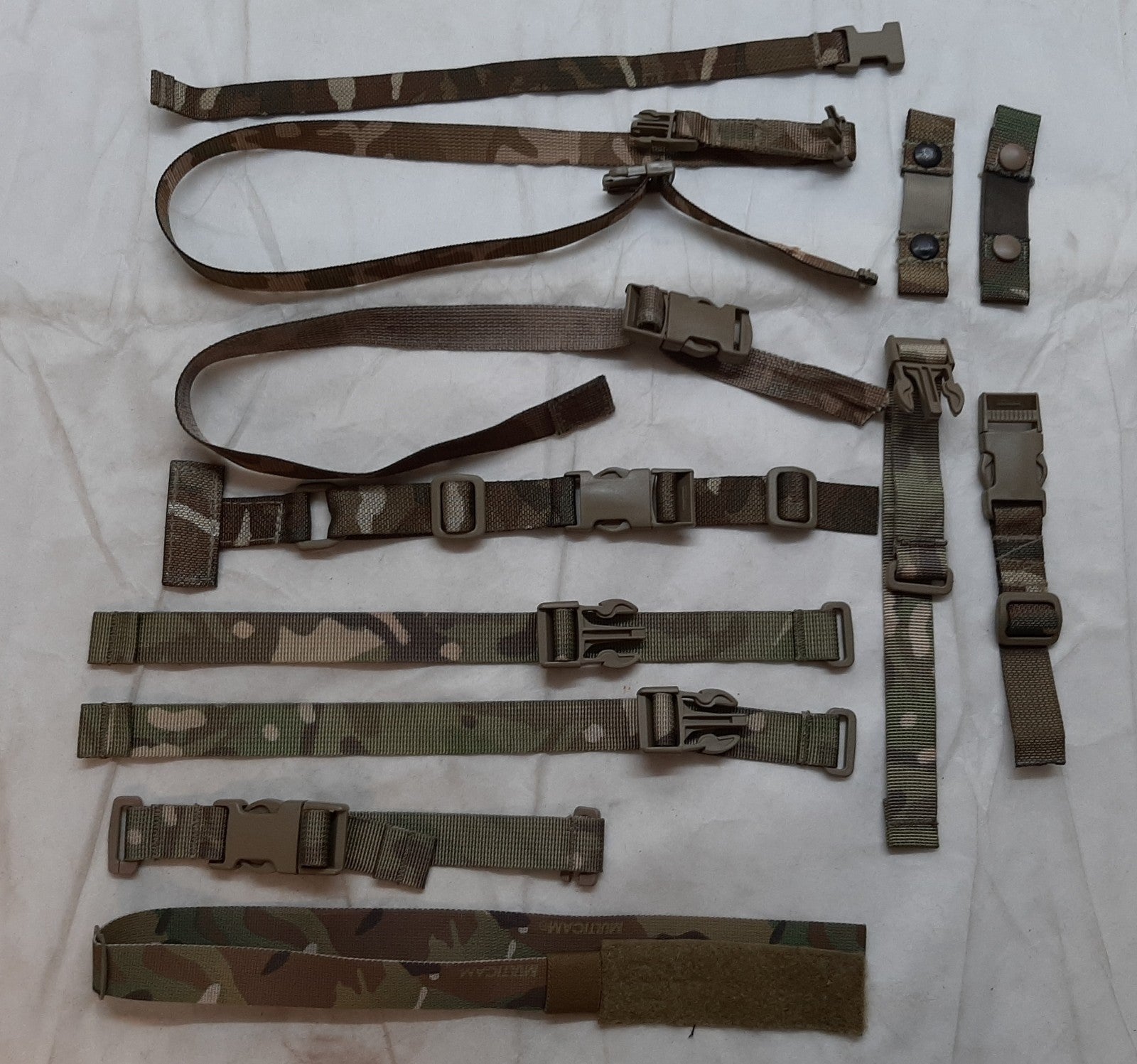 MTP Webbing Straps Job Lot of 12 Assorted Items For Collectors Spares or Repairs