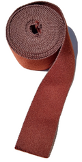 Brown 64mm Stable Belt Material Genuine British Made / Sold by 50cm