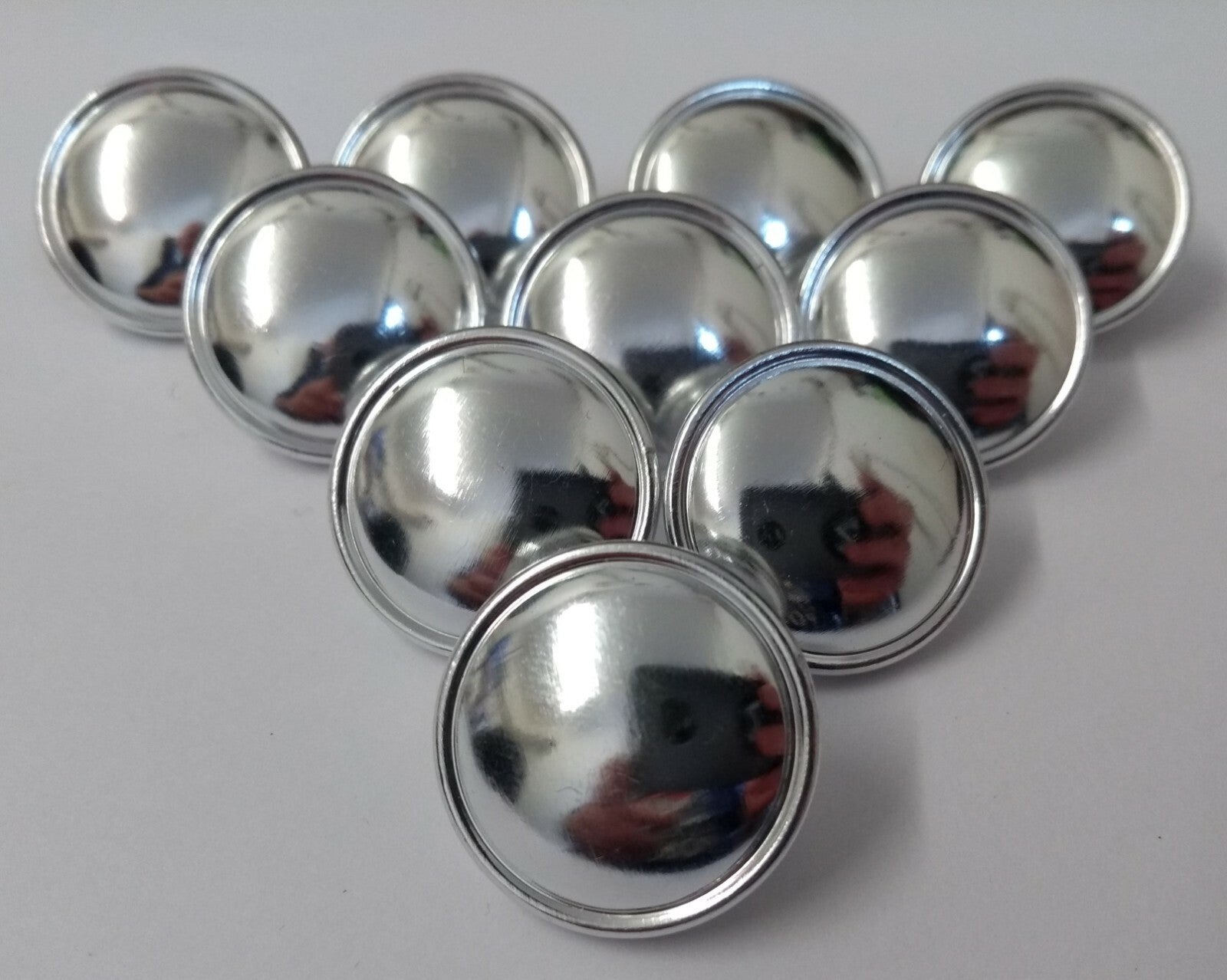 Genuine Style Plain Hi Sheen Buttons Dress Buttons Size 36L x 10