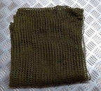 British Army Green Olive Snipers Nest Headnet Scrim Face Veil Netting XL NEW