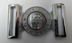 Genuine Issue "DIEU ET MON DROIT" Ceremonial Chrome Buckle Locket SMF1