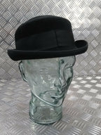 Trilby / Porkpie / Fedora Style Black Felt Hat UK Made Failsworth Medium FWS1