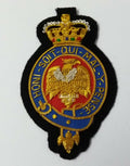 The Blues & Royals Gold Red Blue Wire Braided Blazer Badge Genuine British Army