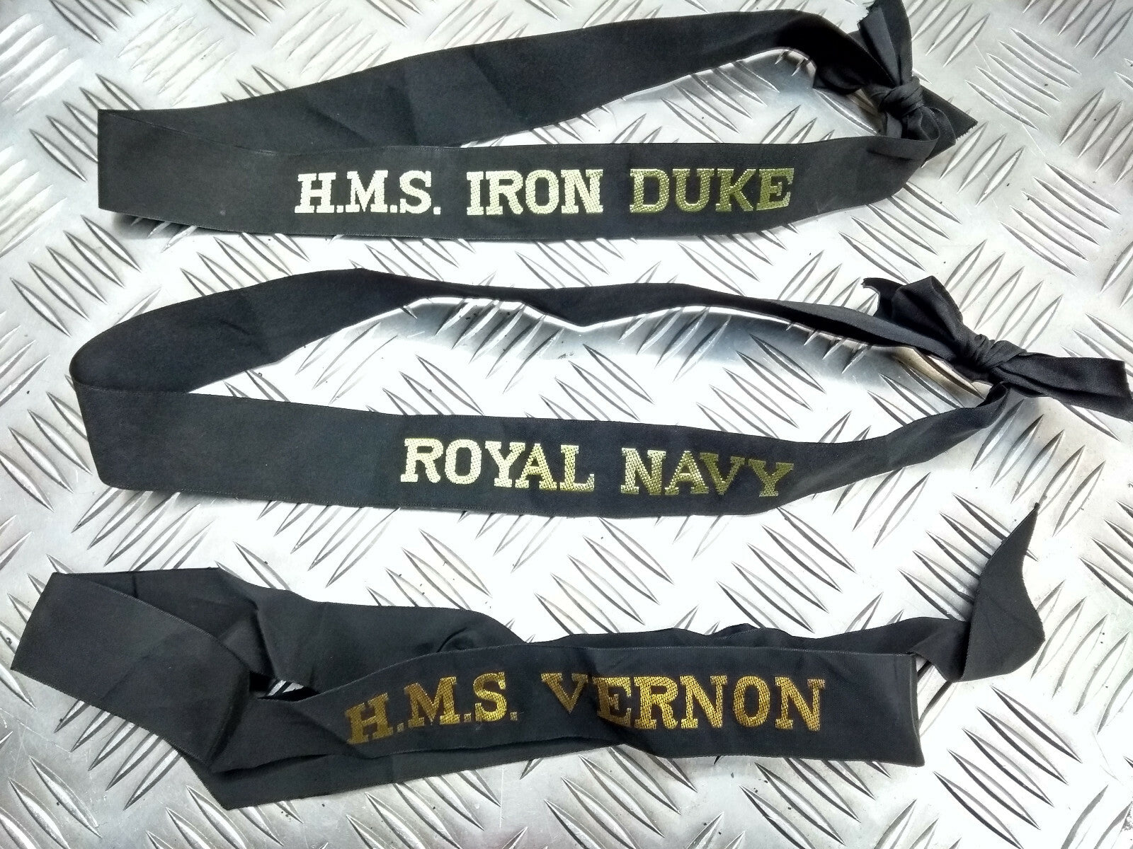 Royal Navy Tally Ribbon For Class 2 Pork Pie Sailors Hat Genuine British Issue