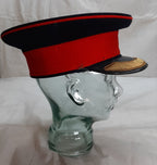 Vintage No1 Officer Hat British Army Royals Peaked Cap No Insignia Hawkes 55cm
