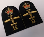 Genuine British Royal Navy Aircraft Handler CPO Chief Petty Officer OFC Officer Qualification Badge
