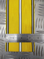 Vintage 9cm Wide Striped Grosgrain Ribbon Made by Toye, Kenning & Spencer