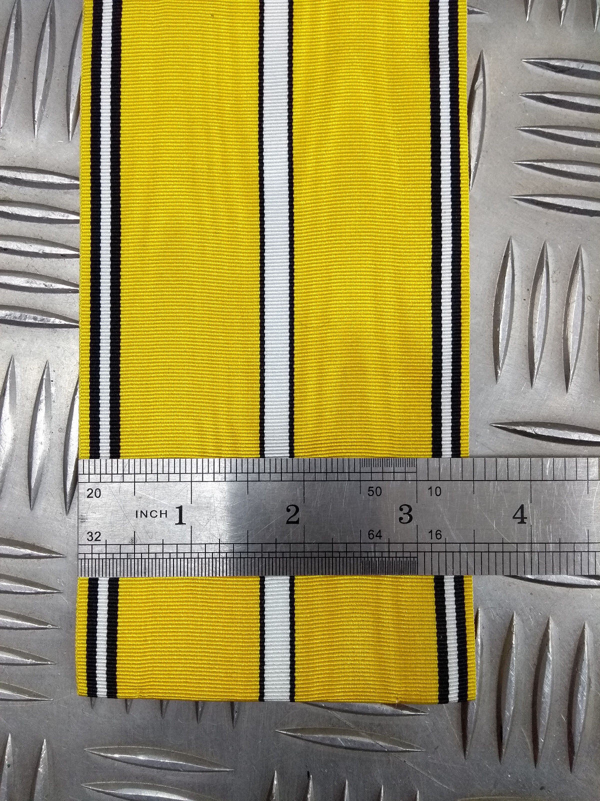 Vintage 9cm Wide Striped Grosgrain Ribbon Made by Toye, Kenning & Spencer