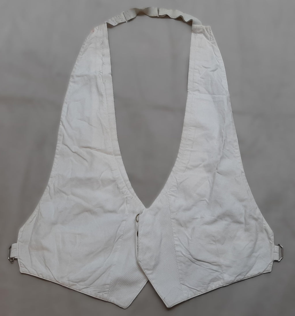Vintage Naval Waistcoat Mess Dress Bib British Royal Navy Insignia Buttons
