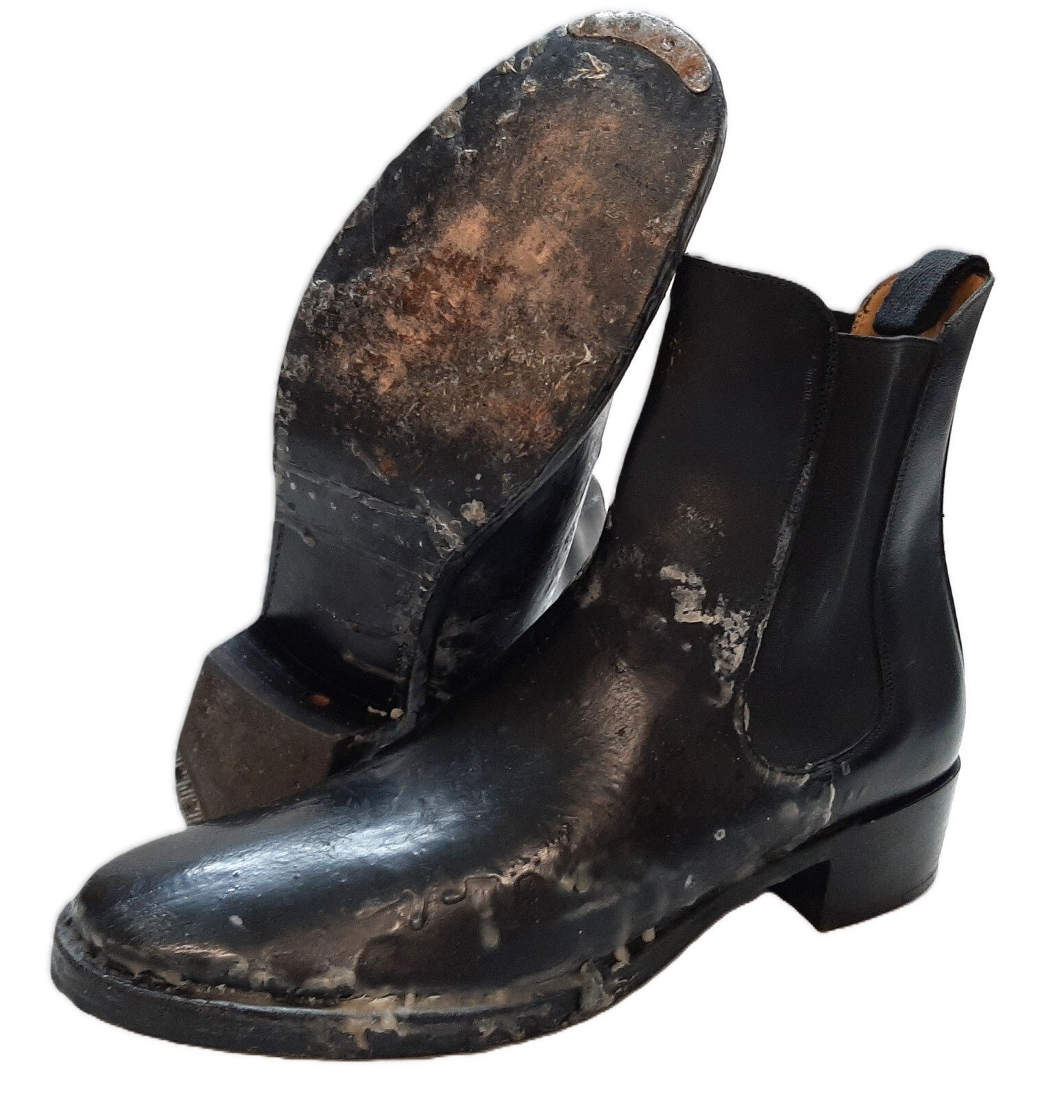 HCav Chelsea Boots British Army Cavalry Uniform With Spur Housing Size 10M
