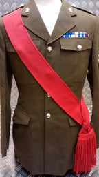 Shoulder Sash Infantry Burgundy / Maroon British army HBT Patterned Asst Sizes