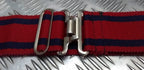 Jamaica Defence JDF Two Tone Stable Belt With Chrome Buckle & Slider 57mm