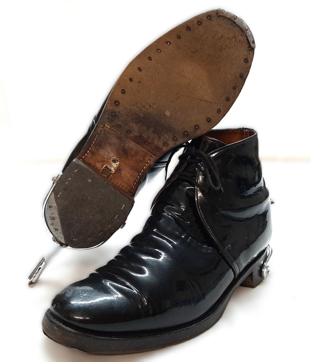 Sanders George Boots Officer Dress Parade With Spurs British Army Dress UK 8