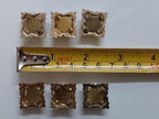 Army Rank Stars British Bath Pips Officer X6 Assorted Batch no Fittings