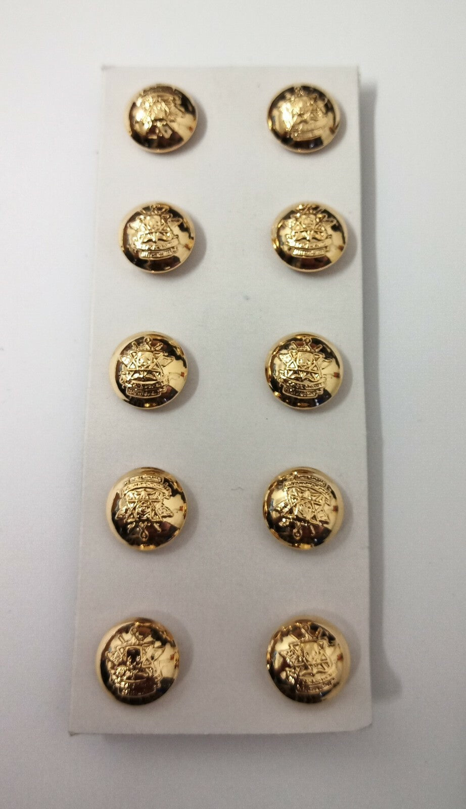 Trinidad and Tobago Ringed 12mm X 10 Buttons V5X