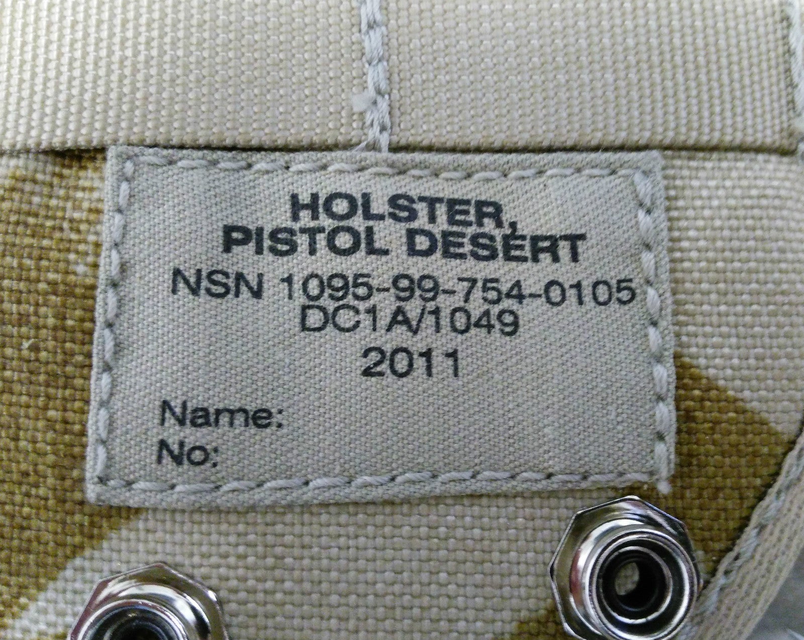 Genuine British Cordura Desert Camo Pistol Holster 9MM Auto- NEW