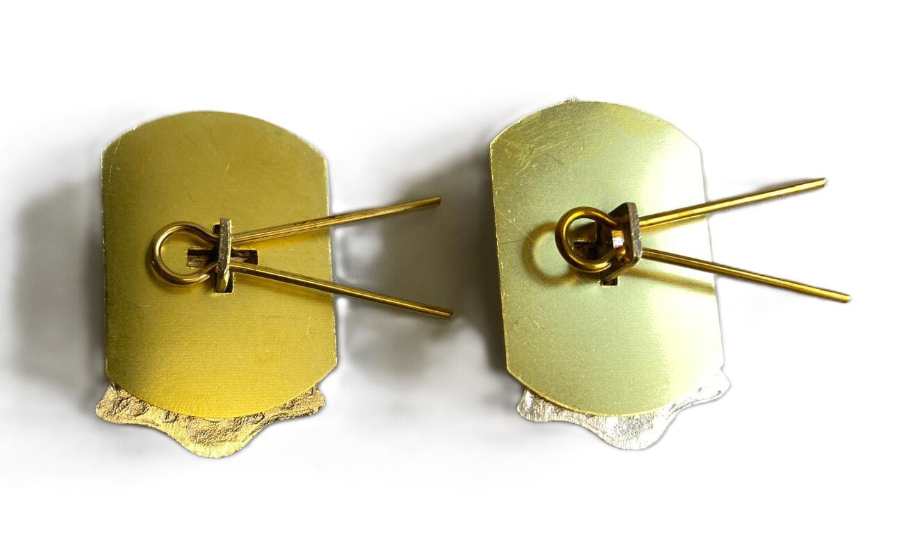 RA Collar Dogs / Badges Split Pins OR's Royal Artillery
