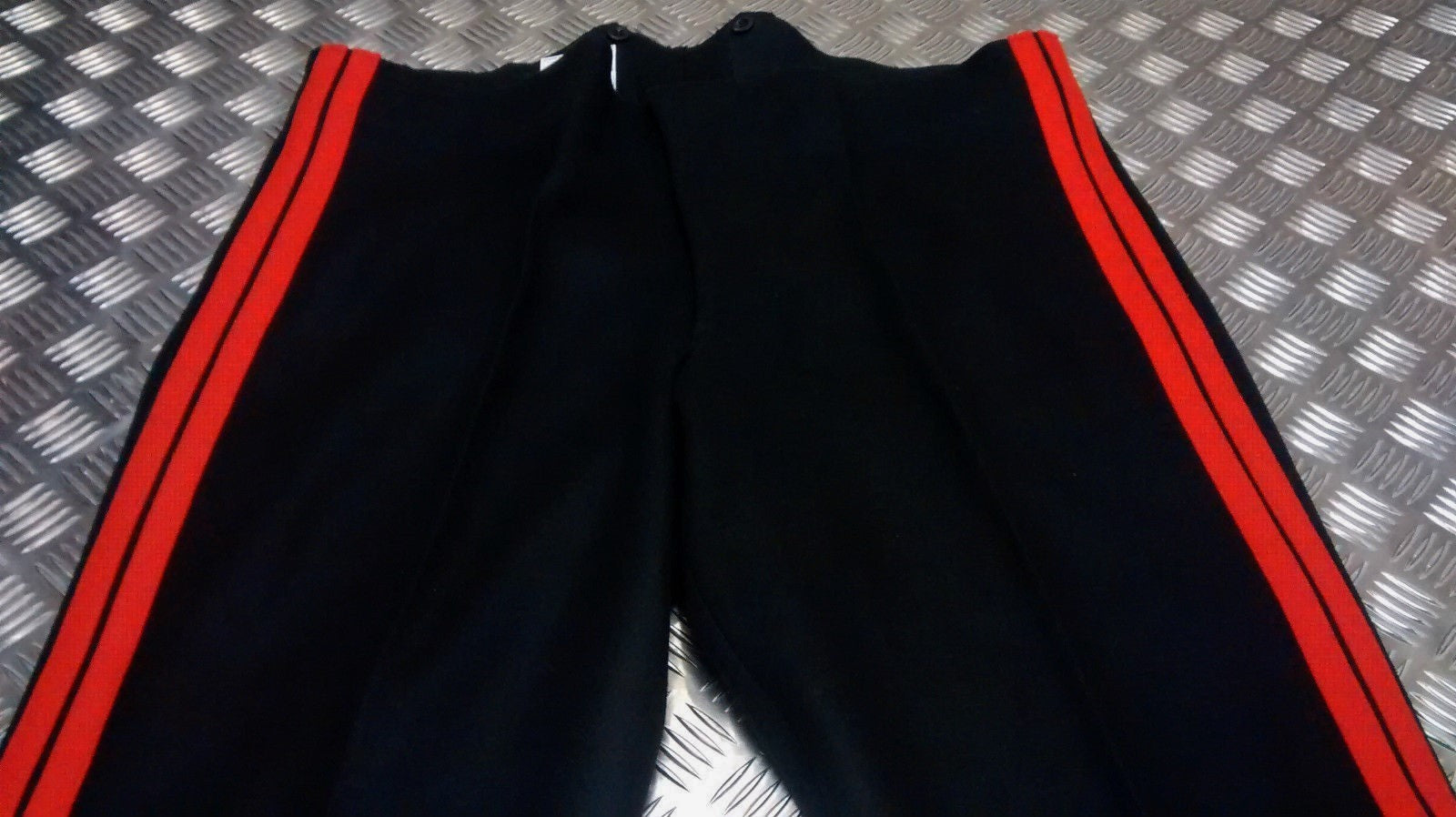 RLC No1 All Ranks Dress Trousers Double Red Stripe Genuine British Army Uniform