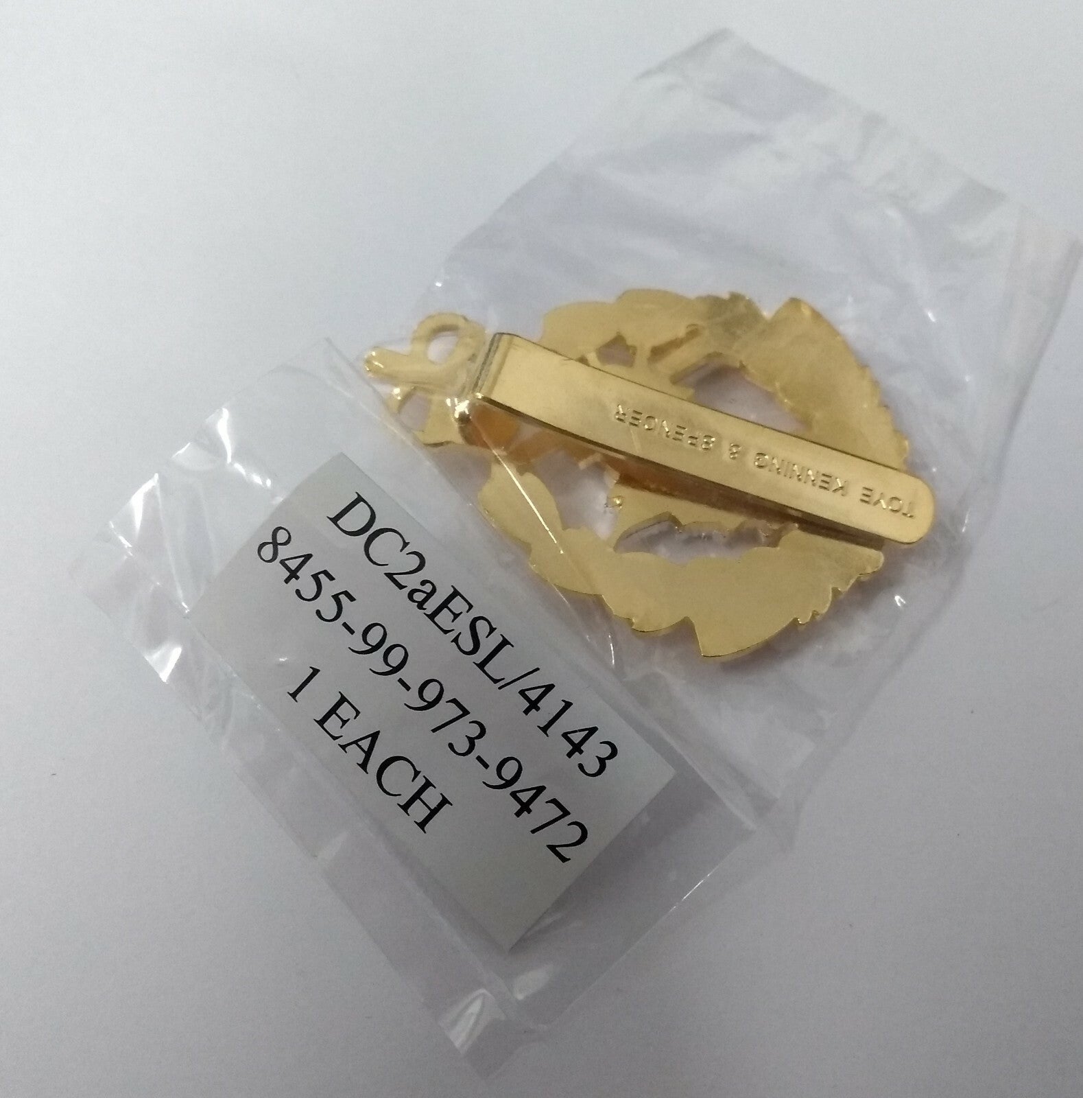Genuine British Army RADC Dental Corps Issue Insignia Metal Dress Hat Badge