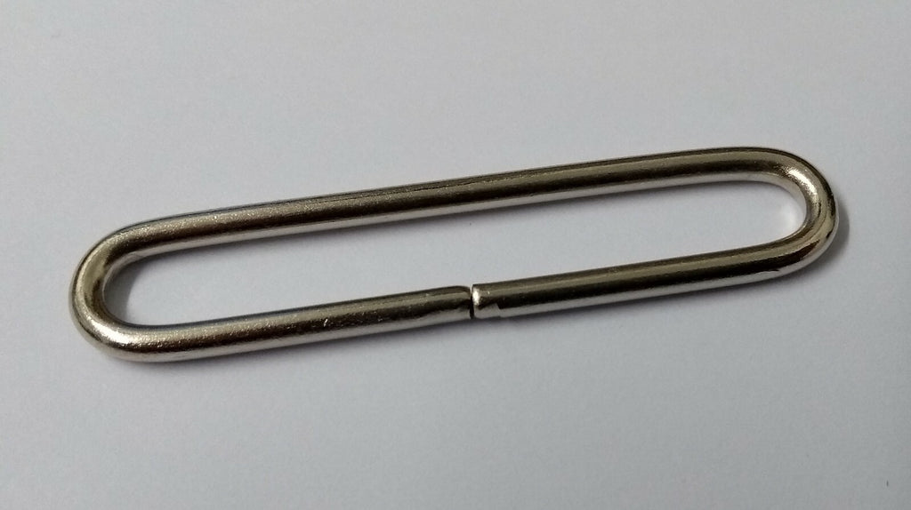 Mil-Spec 2" Nickel Plated Belt Loop Seam Over Adjuster Non Locking 1 Pair - NEW