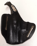 Price Western Leather England Black Leather Pancake Holster S&W 469 Right Hand