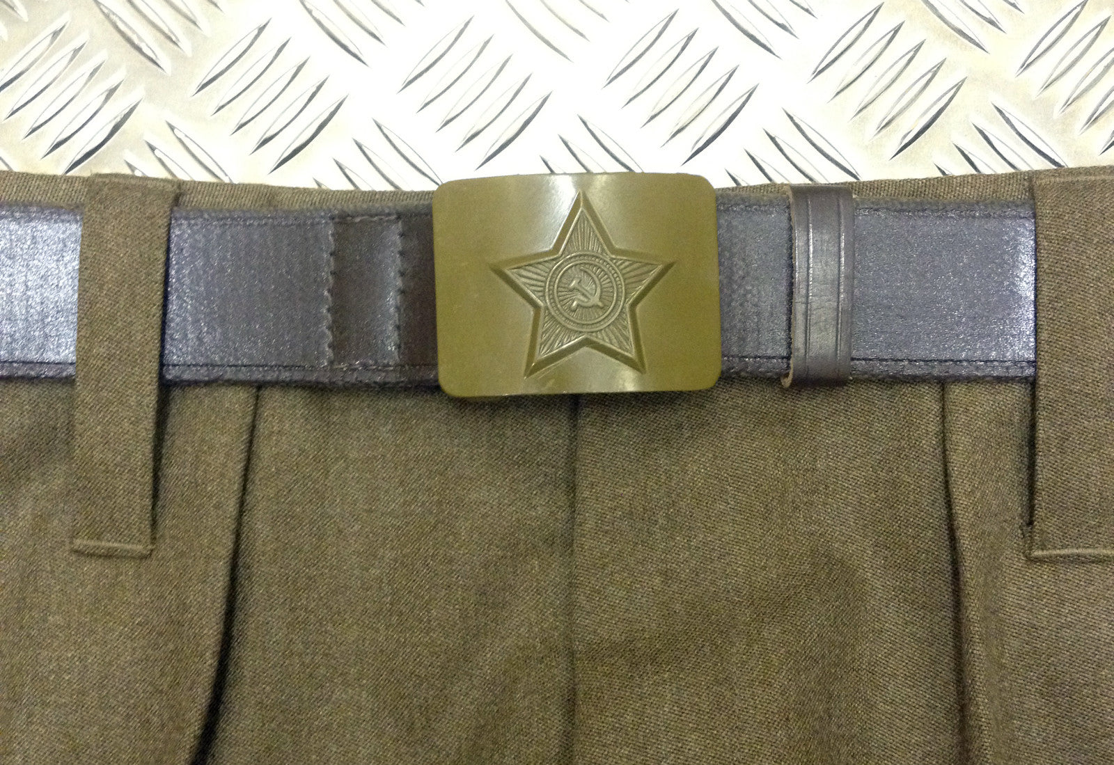 USSR /Soviet / CCCP Belt With Hammer And Sickle Buckle - NEW