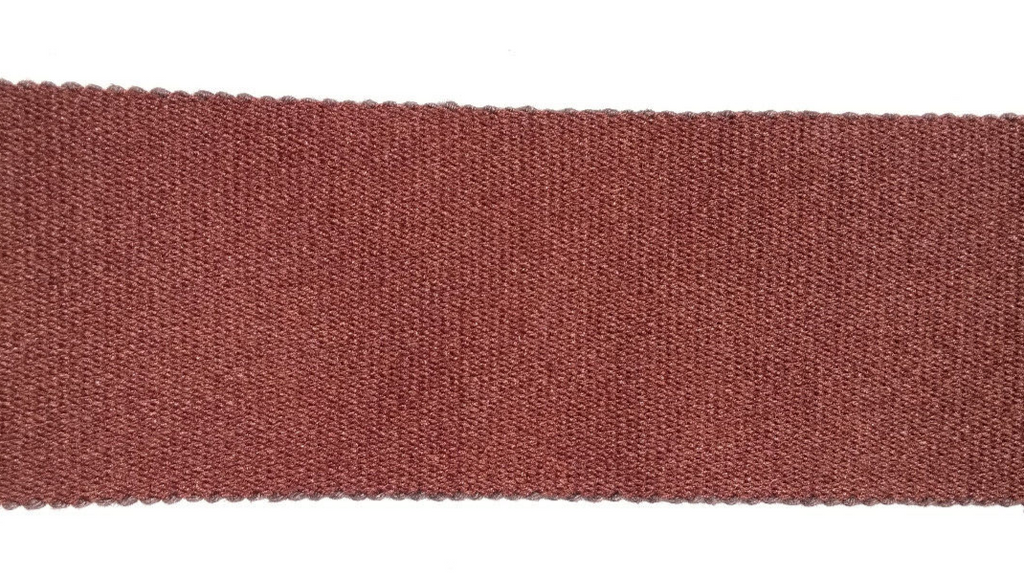 Brown 64mm Stable Belt Material Genuine British Made / Sold by 50cm