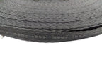 Black Scalloped Edge Viscose Ribbon / Lace