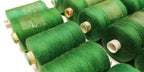 Polyfil Polyester/Cotton Corespun Thread Green Colour Shades joblot of 21 rolls