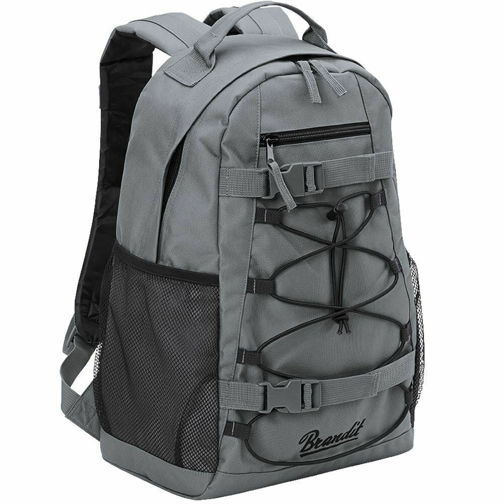Brandit Rucksack / School Bag / Festival / Trekking Daysack Grey & Black - NEW